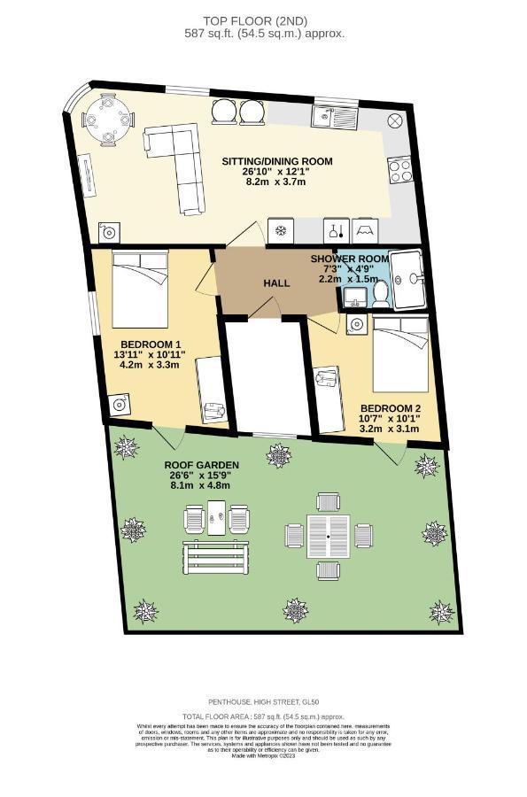 The Burton Penthouse By Fortuna Property 切尔滕纳姆 外观 照片